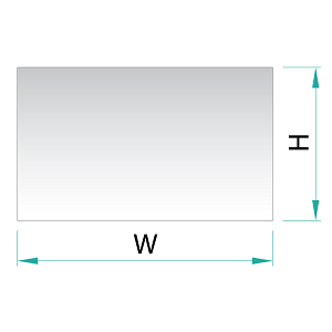 Stikla pakete - taisnstūris / kvadrāts