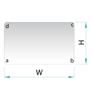 Spogulis - taisnstūris / kvadrāts
